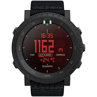 Pre-owned Suunto Watch Core 3 Atm Water Resistant Alpha Stealth ‎ss050504000
