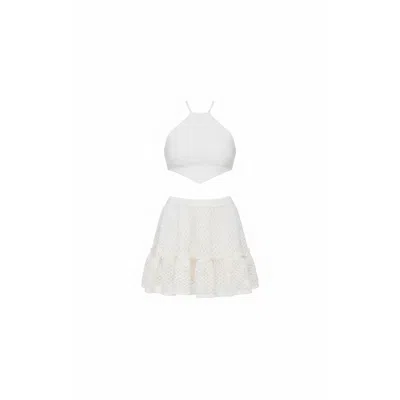 Suyty Women's Neutrals Holbox Top In White
