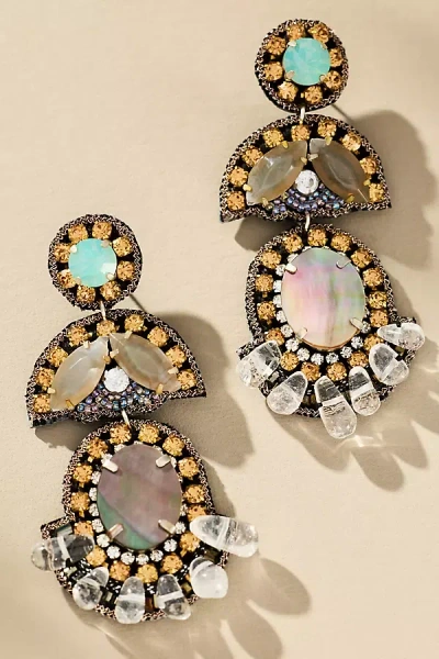 Suzanna Dai Prague Beaded Drop Earrings