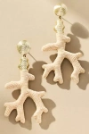 Suzanna Dai Seychelles Silk Coral Drop Earrings