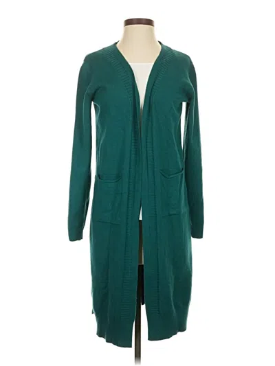 Pre-owned Suzanne Betro Cardigan Sweater In Blue