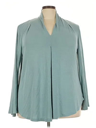 Pre-owned Suzanne Betro Cardigan Sweater In Teal