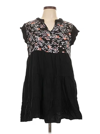 Pre-owned Suzanne Betro Casual Dress In Black