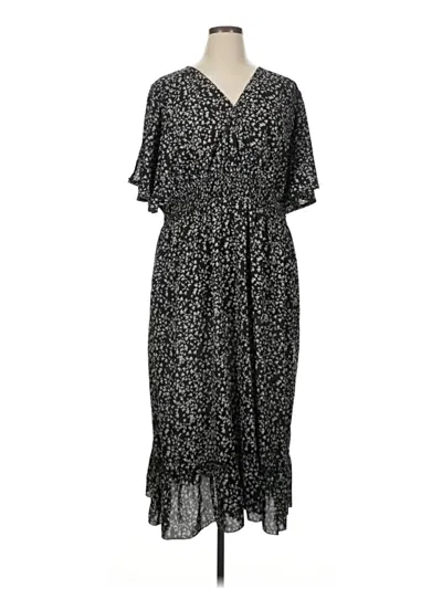Pre-owned Suzanne Betro Casual Dress In Black