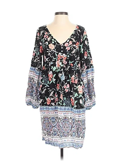 Pre-owned Suzanne Betro Casual Dress In Black
