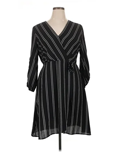 Pre-owned Suzanne Betro Casual Dress In Black