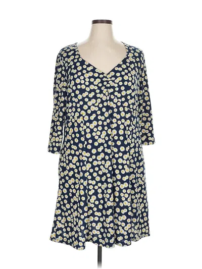 Pre-owned Suzanne Betro Casual Dress In Blue