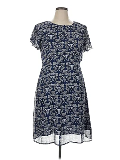 Pre-owned Suzanne Betro Casual Dress In Blue