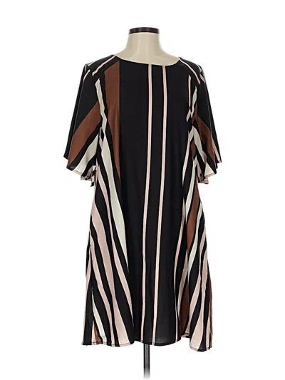 Pre-owned Suzanne Betro Casual Dress In Brown