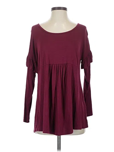 Pre-owned Suzanne Betro Casual Dress In Burgundy