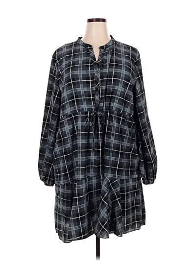 Pre-owned Suzanne Betro Casual Dress In Gray