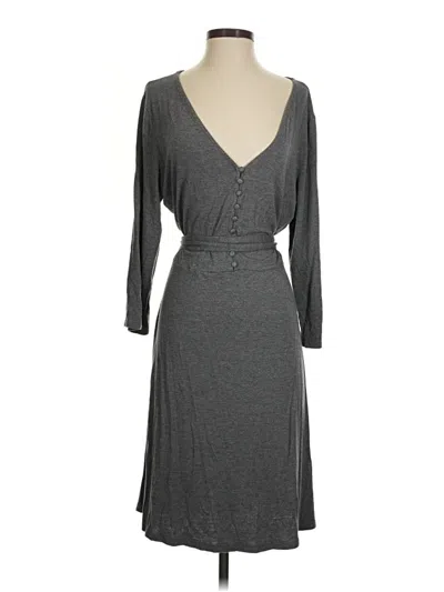Pre-owned Suzanne Betro Casual Dress In Gray