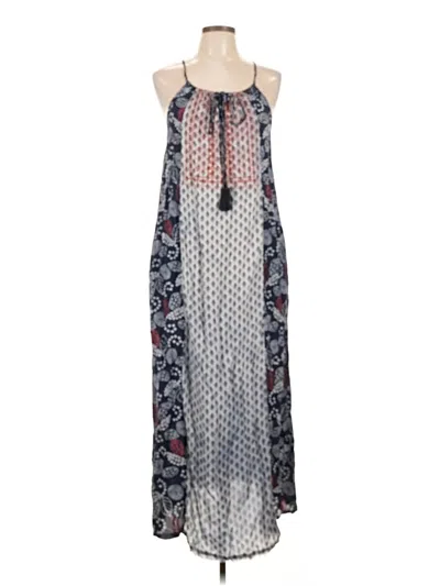 Pre-owned Suzanne Betro Casual Dress In Gray