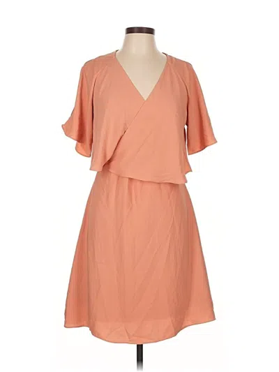 Pre-owned Suzanne Betro Casual Dress In Orange