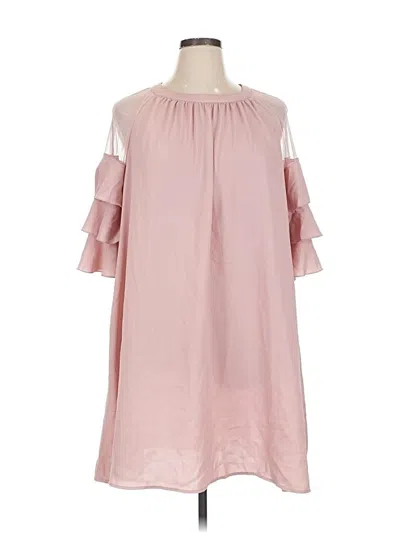 Pre-owned Suzanne Betro Casual Dress In Pink