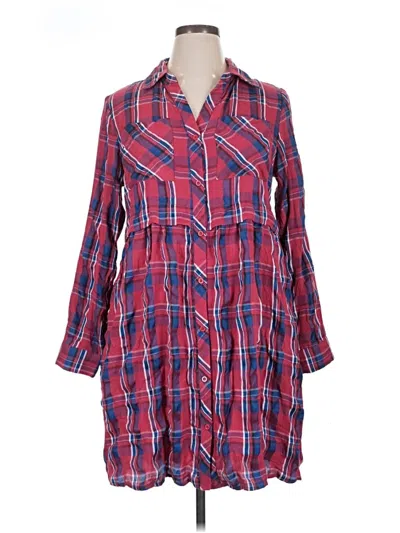 Pre-owned Suzanne Betro Casual Dress In Red