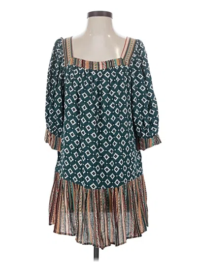 Pre-owned Suzanne Betro Casual Dress In Teal