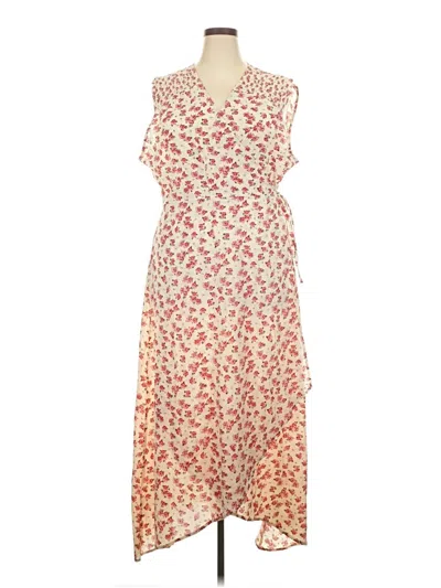 Pre-owned Suzanne Betro Casual Dress In White