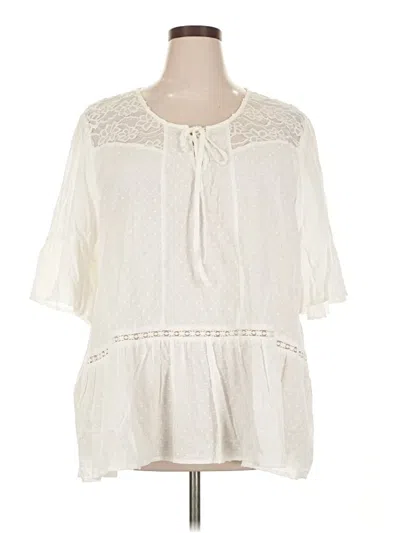 Pre-owned Suzanne Betro Casual Dress In White