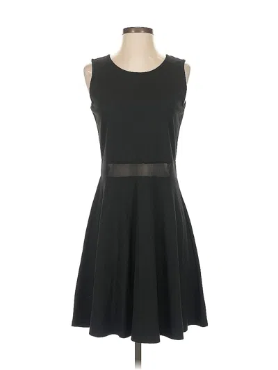 Pre-owned Suzanne Betro Cocktail Dress In Black