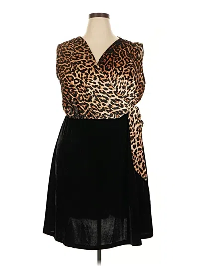 Pre-owned Suzanne Betro Cocktail Dress In Black