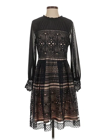 Pre-owned Suzanne Betro Cocktail Dress In Blue