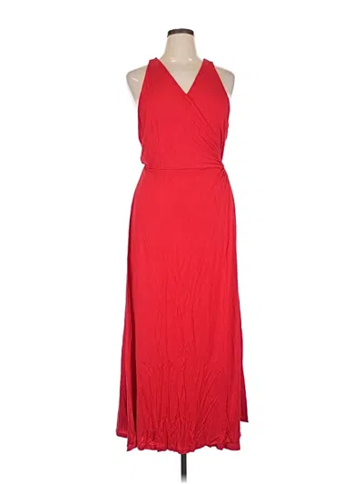 Pre-owned Suzanne Betro Cocktail Dress In Red