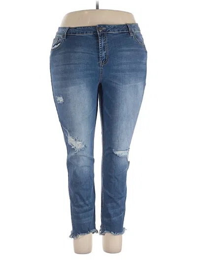 Pre-owned Suzanne Betro Jeans In Blue