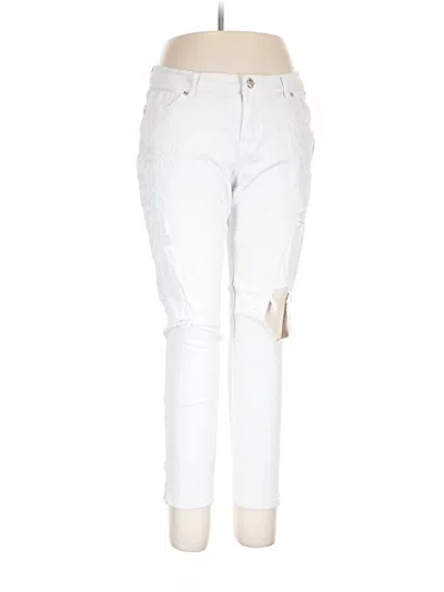 Pre-owned Suzanne Betro Jeans In White
