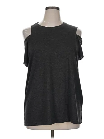 Pre-owned Suzanne Betro Sleeveless T-shirt In Gray