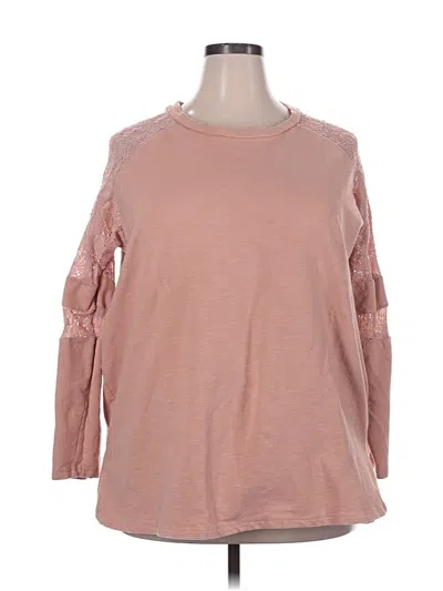 Pre-owned Suzanne Betro Sweatshirt In Pink