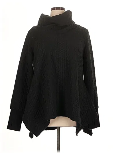 Pre-owned Suzanne Betro Turtleneck Sweater In Black