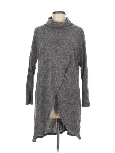 Pre-owned Suzanne Betro Turtleneck Sweater In Gray