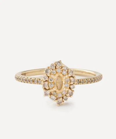 Suzanne Kalan 14ct Gold One-of-a-kind Yellow Diamond Ring
