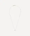 Suzanne Kalan 14ct Gold White Baguette Trio Pendant Necklace