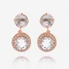 SUZANNE KALAN 14K ROSE GOLD ANDSAPPHIRE DROP EARRINGS PE161-RGWT