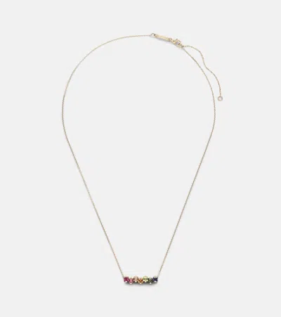 Suzanne Kalan 14kt Gold Necklace With Gemstones In Yellow Gold