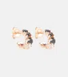 Suzanne Kalan 14kt Rose Gold Earrings With Gemstones And Diamonds In Rose Gold