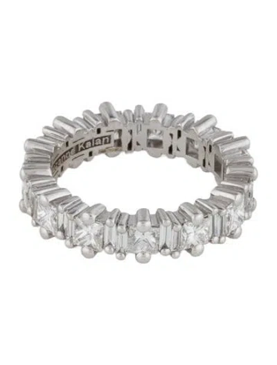 Pre-owned Suzanne Kalan 18k 2.82ctw Diamond Eternity Band In Multi