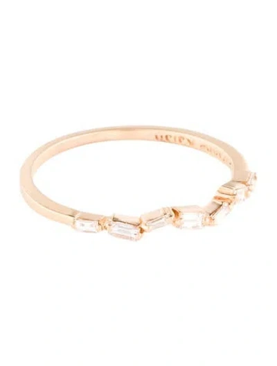 Pre-owned Suzanne Kalan 18k Diamond Band In Multi