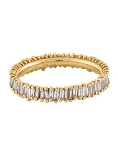 Pre-owned Suzanne Kalan 18k Diamond Classic Mini Eternity Band In Multi