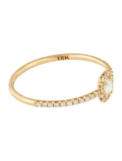 Pre-owned Suzanne Kalan 18k Diamond Cocktail Ring In Multi