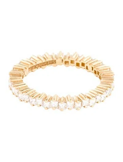 Pre-owned Suzanne Kalan 18k Diamond Eternity Band In Multi