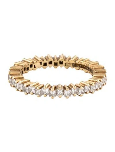 Pre-owned Suzanne Kalan 18k Diamond Eternity Band In Multi