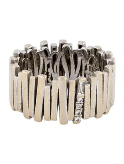 Pre-owned Suzanne Kalan 18k Diamond Millie Band In Multi