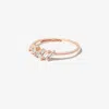 Suzanne Kalan 18k Rose Gold Sparkler Diamond Ring In Pink