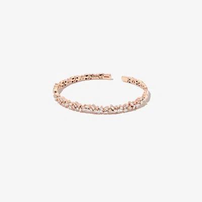 Suzanne Kalan 18k Yellow Gold Fireworks Sparkler Diamond Bangle