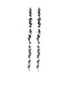 Suzanne Kalan 18kt Weissgoldohrringe Mit Blauem Saphir Und Anhänger In Black