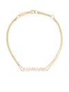 Suzanne Kalan 18kt Yellow Gold Diamond Bar Bracelet In Gold