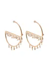 Suzanne Kalan 18k Yellow Gold Diamond Hoop Earrings In Gold